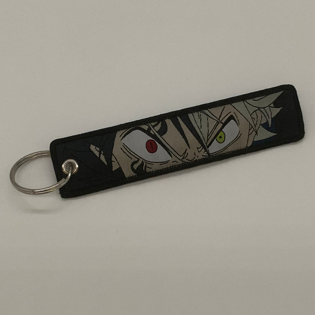 LIMITED Black Clover Asta EMBROIDERED KEY CHAIN