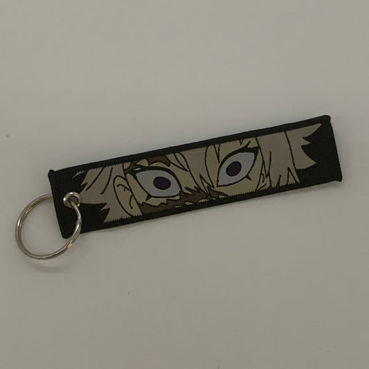 LIMITED Demon Slayer Sanemi Shinazugawa EMBROIDERED KEY CHAIN