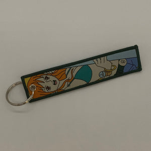 LIMITED Onepiece Nami EMBROIDERED KEY CHAIN