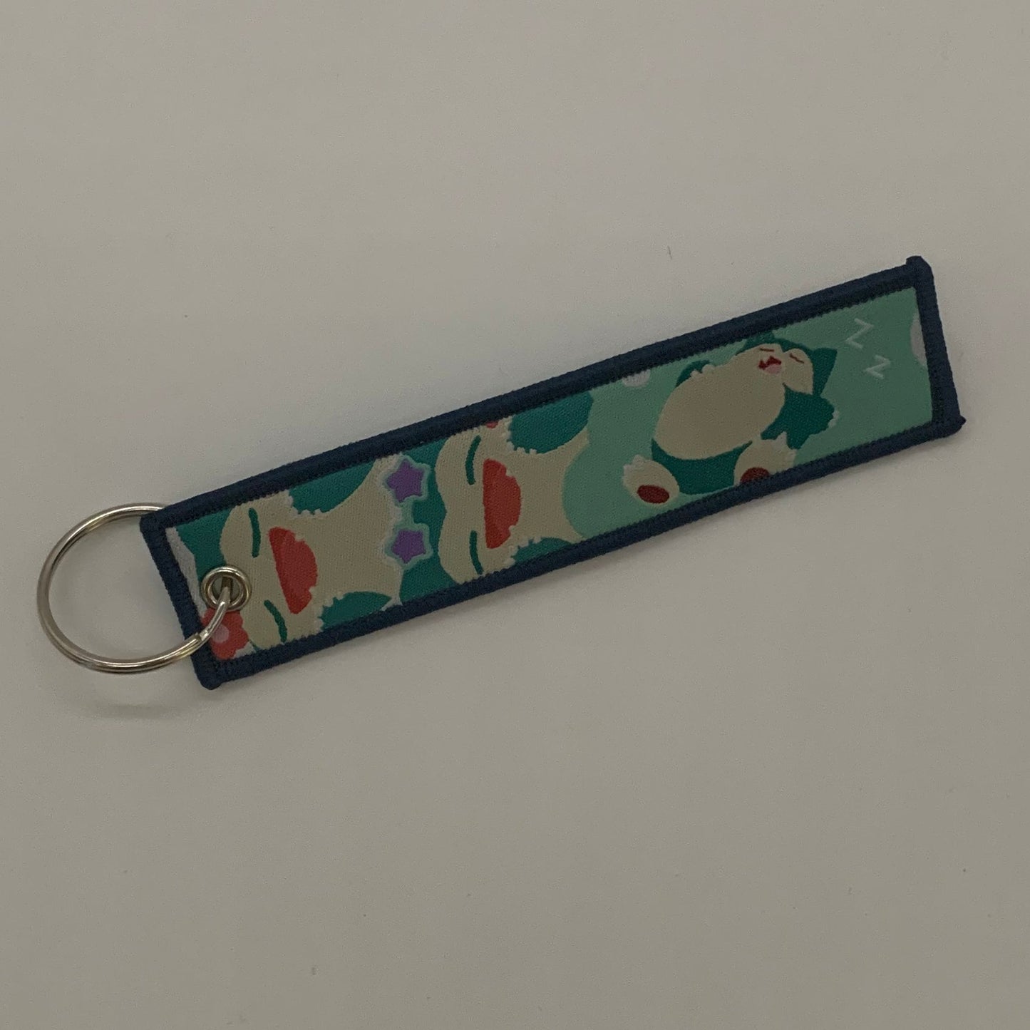 LIMITED Pokémon Snorlax EMBROIDERED KEY CHAIN