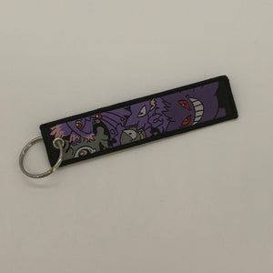 LIMITED Pokémon Ghost Type EMBROIDERED KEY CHAIN