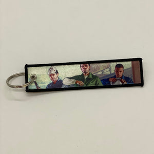 LIMITED Grand Theft Auto 5 EMBROIDERED KEY CHAIN