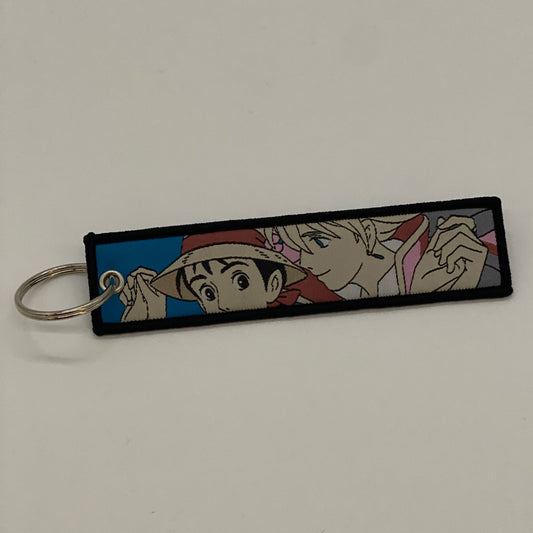 LIMITED Howl's Moving Castle EMBROIDERED KEY CHAIN