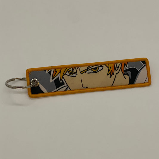 LIMITED Bleach Ichigo Kurosaki EMBROIDERED KEY CHAIN