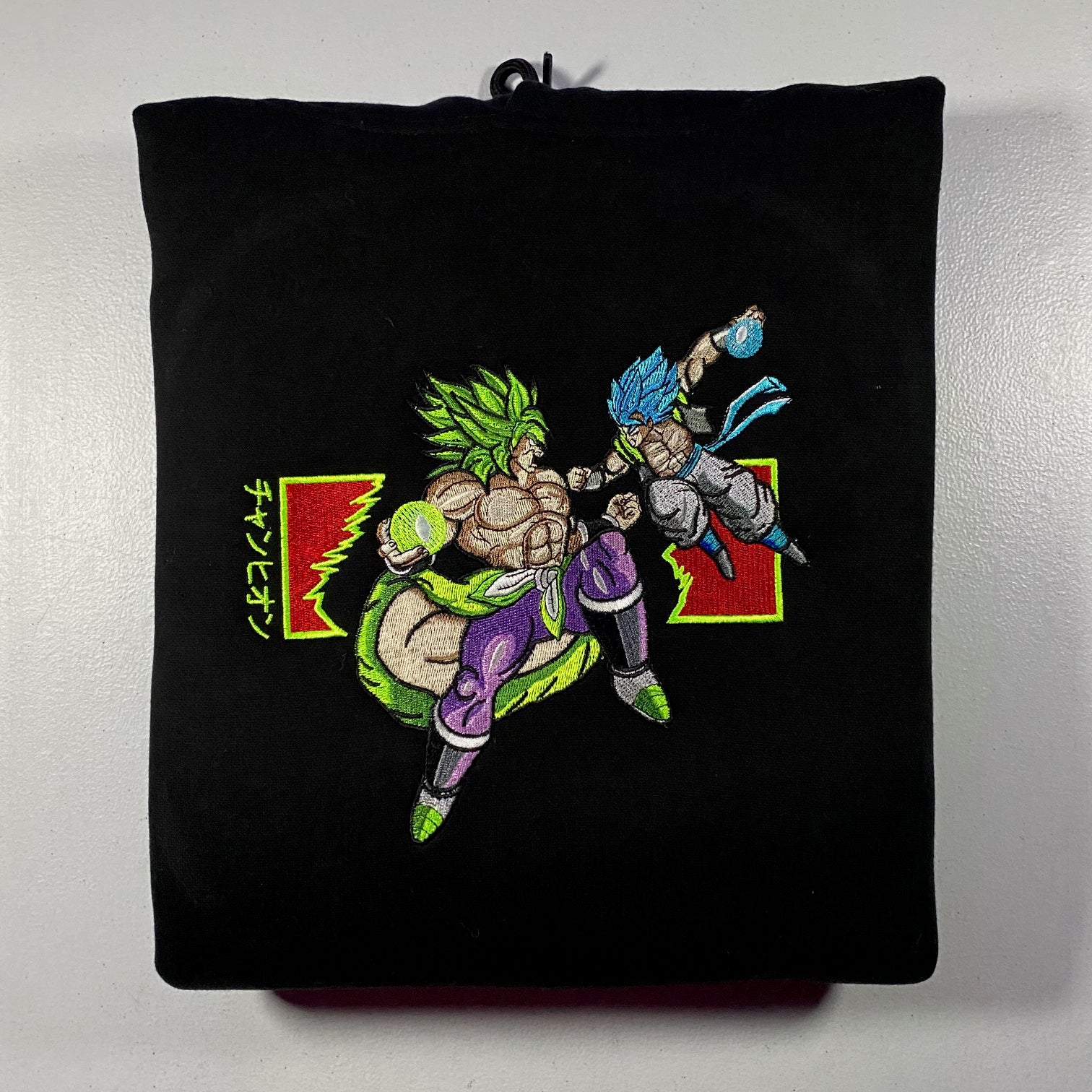 LIMITED Dragonball Broly Vs Gogeta EMBROIDERED HOODIE