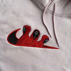 LIMITED Squid Games X Guards EMBROIDERED ANIME HOODIE