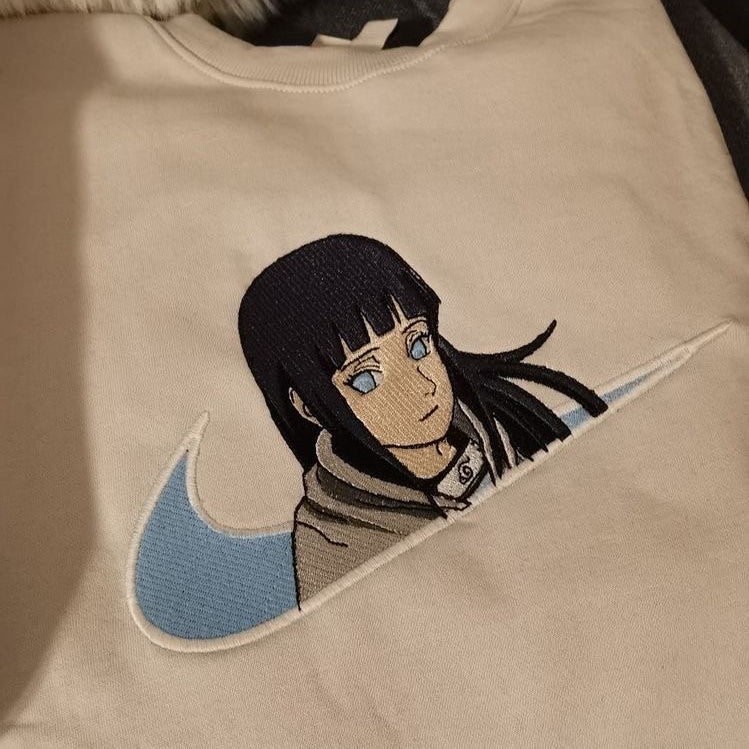 LIMITED Naruto X Hinata Hyuga EMBROIDERED ANIME HOODIE