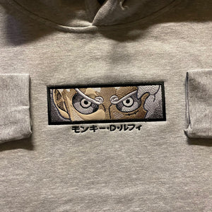 LIMITED One Piece Luffy 5th Gear Psycho EMBROIDERED HOODIE