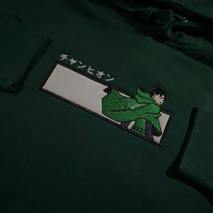 LIMITED Attack On Titan Levi Ackerman Freedom EMBROIDERED HOODIE