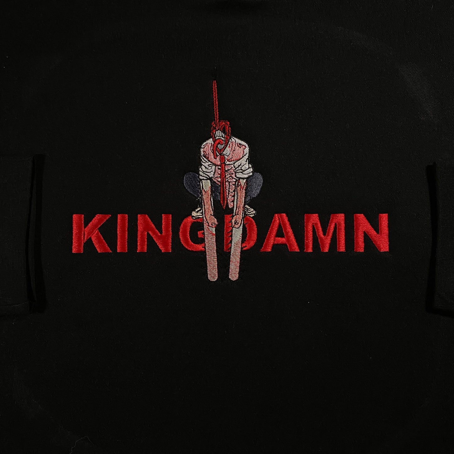 LIMITED Kingdamn Chainsaw Man EMBROIDERED HOODIE