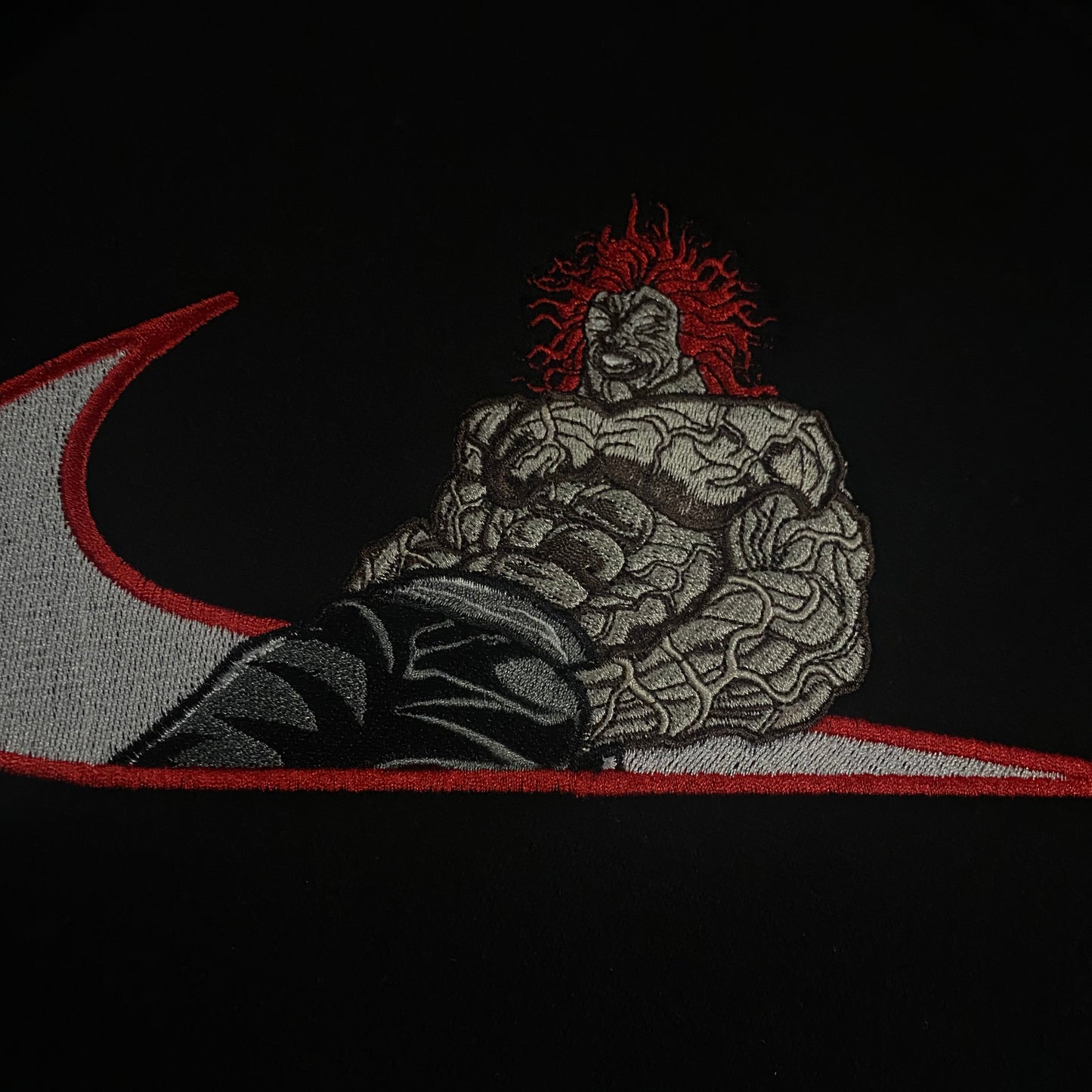 LIMITED Baki Yujiro X Hanma Most Dangerous Animal EMBROIDERED ANIME HOODIE