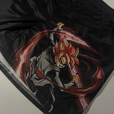 LIMITED DRAGONBALL GOKU BLACK GYM SHORTS