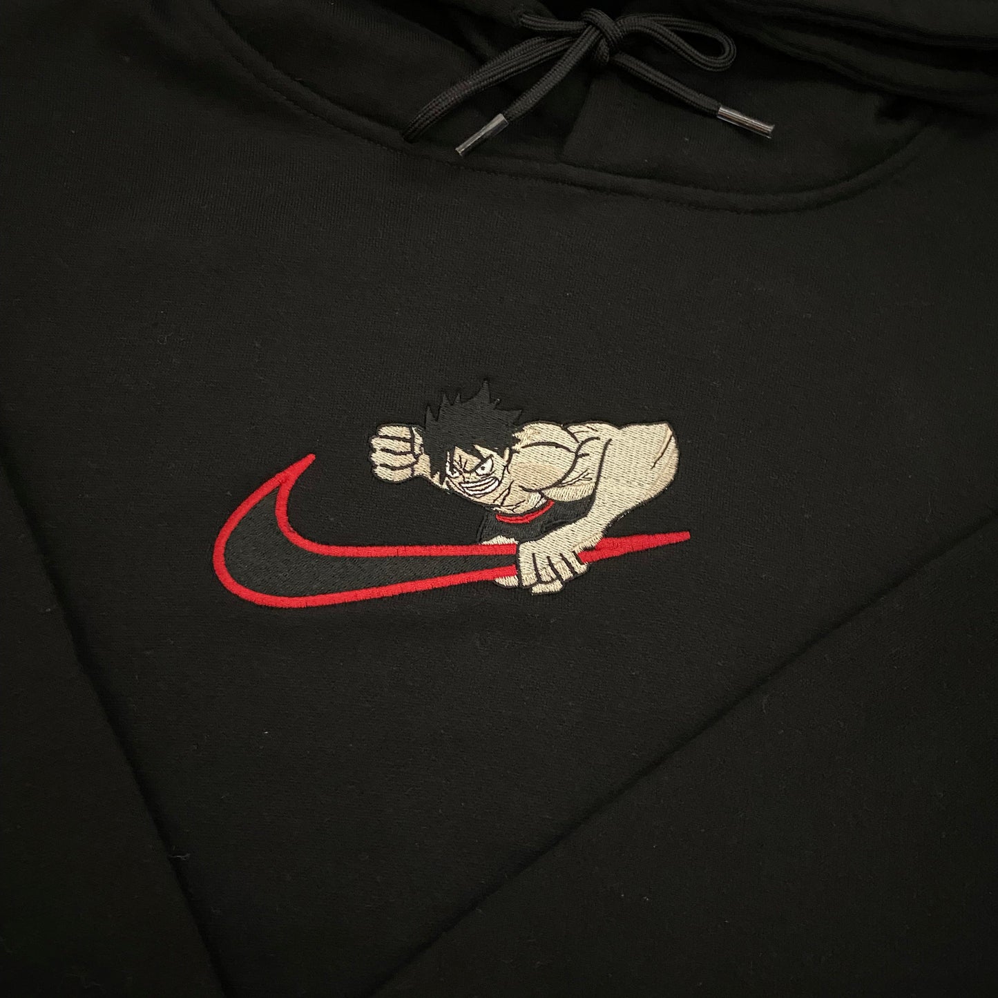 LIMITED ONE PIECE MONKEY D. LUFFY SMASH EMBROIDERED HOODIE