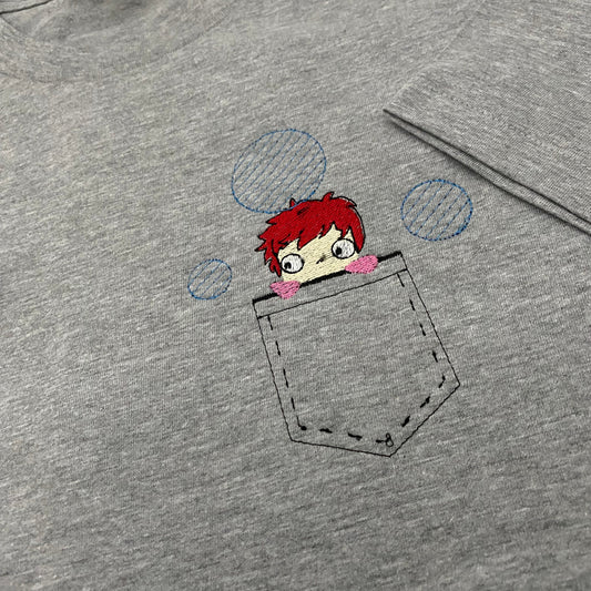 Limited Ponyo Pocket Embroidered T-Shirt