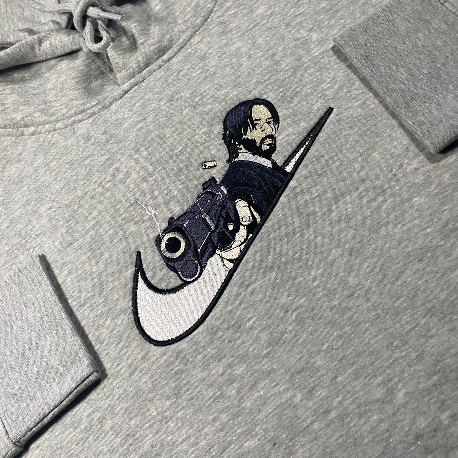 LIMITED John Wick X Chapter 4 EMBROIDERED ANIME HOODIE