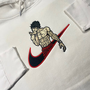 LIMITED The Grappler EMBROIDERED ANIME HOODIE