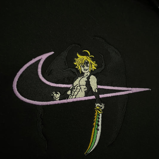 LIMITED MELIODAS X SEVEN DEADLY SINS EMBROIDERED HOODIE