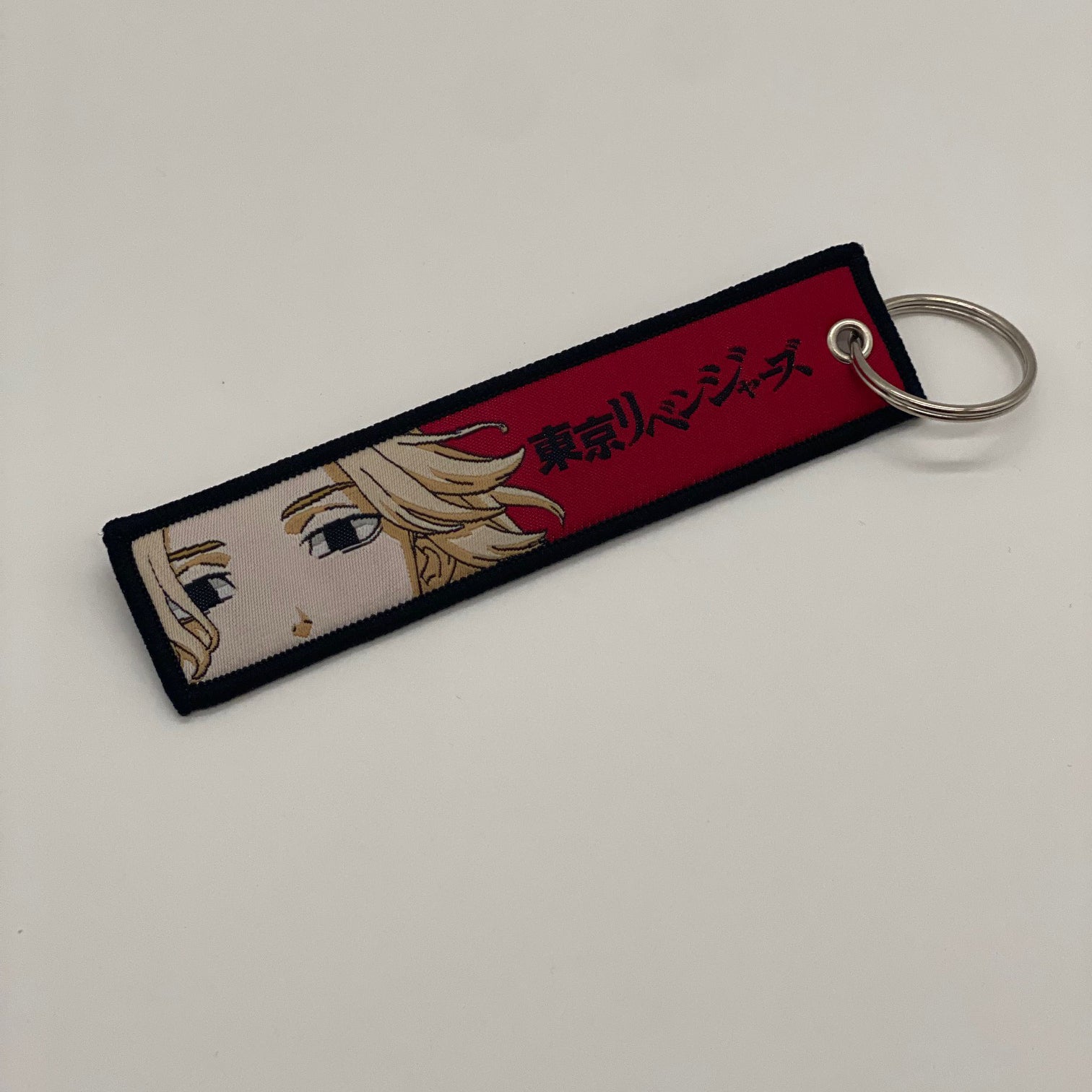 LIMITED TOKYO REVENGERS MIKEY DUAL-SIDED EMBROIDERED KEY CHAIN