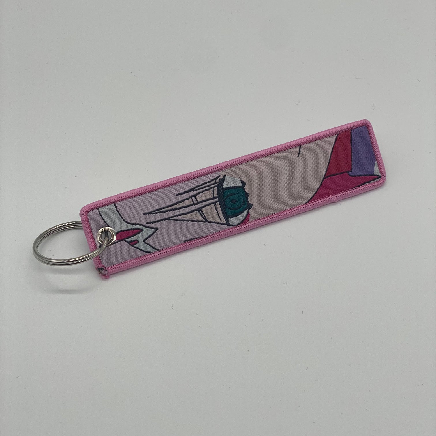 LIMITED Darling in the Franxx Zero Two DUAL-SIDED EMBROIDERED KEY CHAIN
