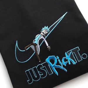 Limited Just Rick It Embroidered T-Shirt