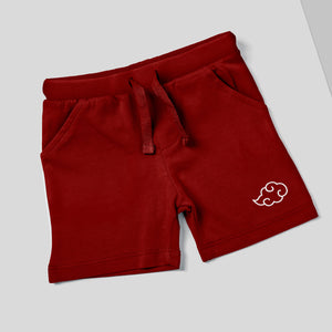 LIMITED Embroidered Akatsuki Clouds Fleece GYM SHORTS