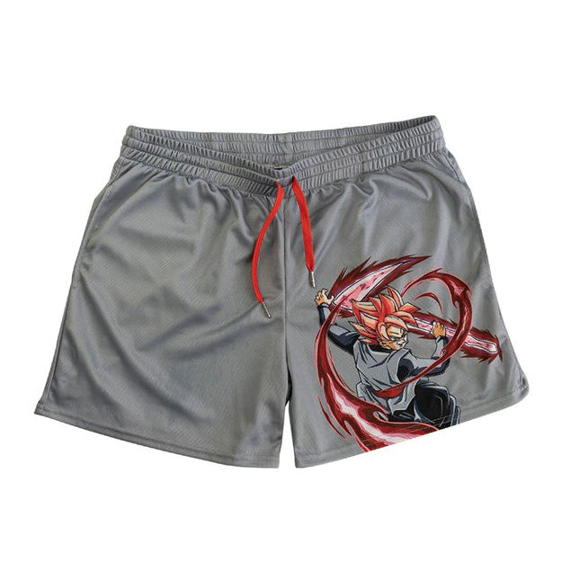 LIMITED DRAGONBALL GOKU BLACK GYM SHORTS