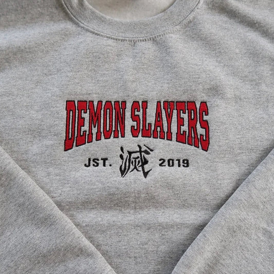 Limited Demon Slayer Corps Embroidered Sweatshirt/Crewneck